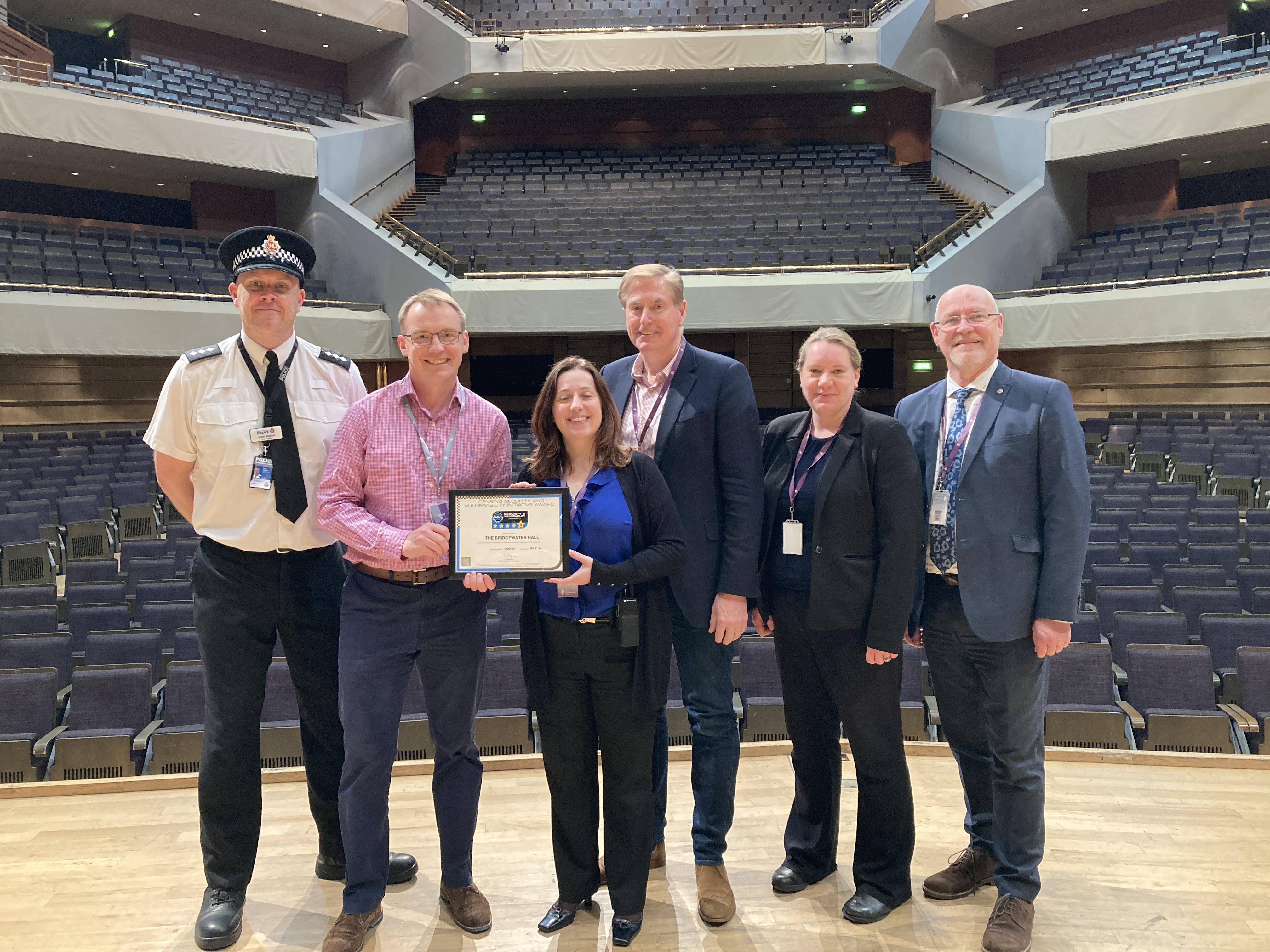 The Bridgewater Hall receives Licensing SAVI accreditation