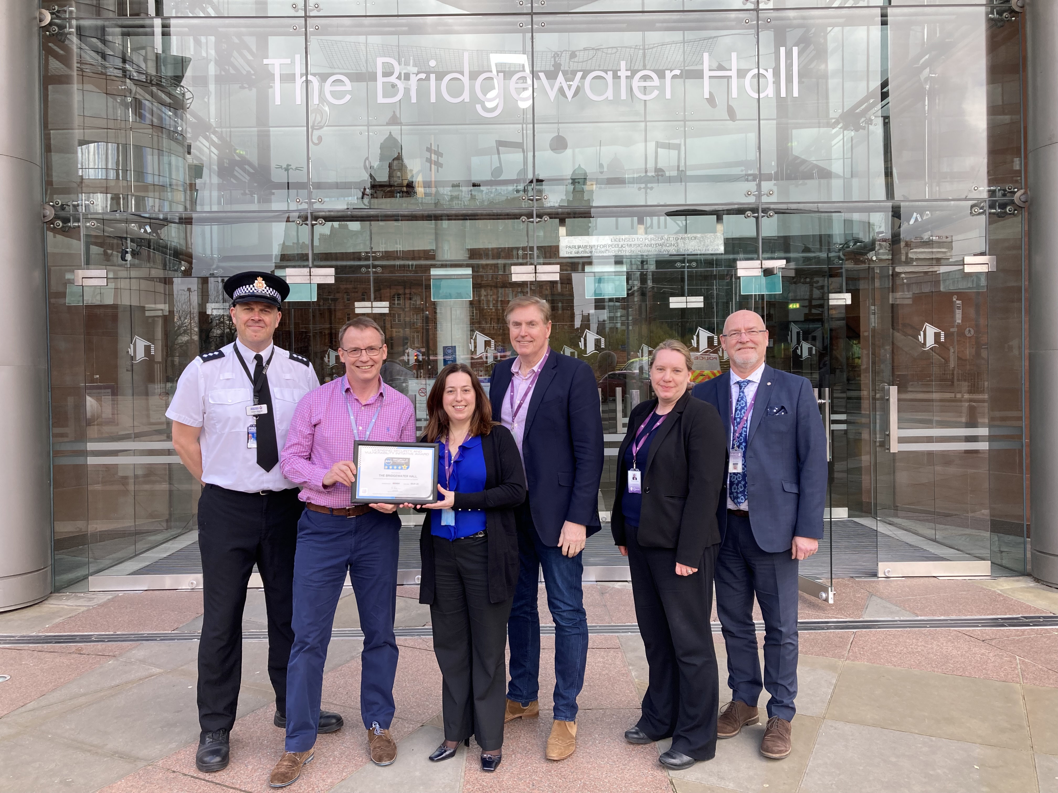 The Bridgewater Hall receives Licensing SAVI accreditation